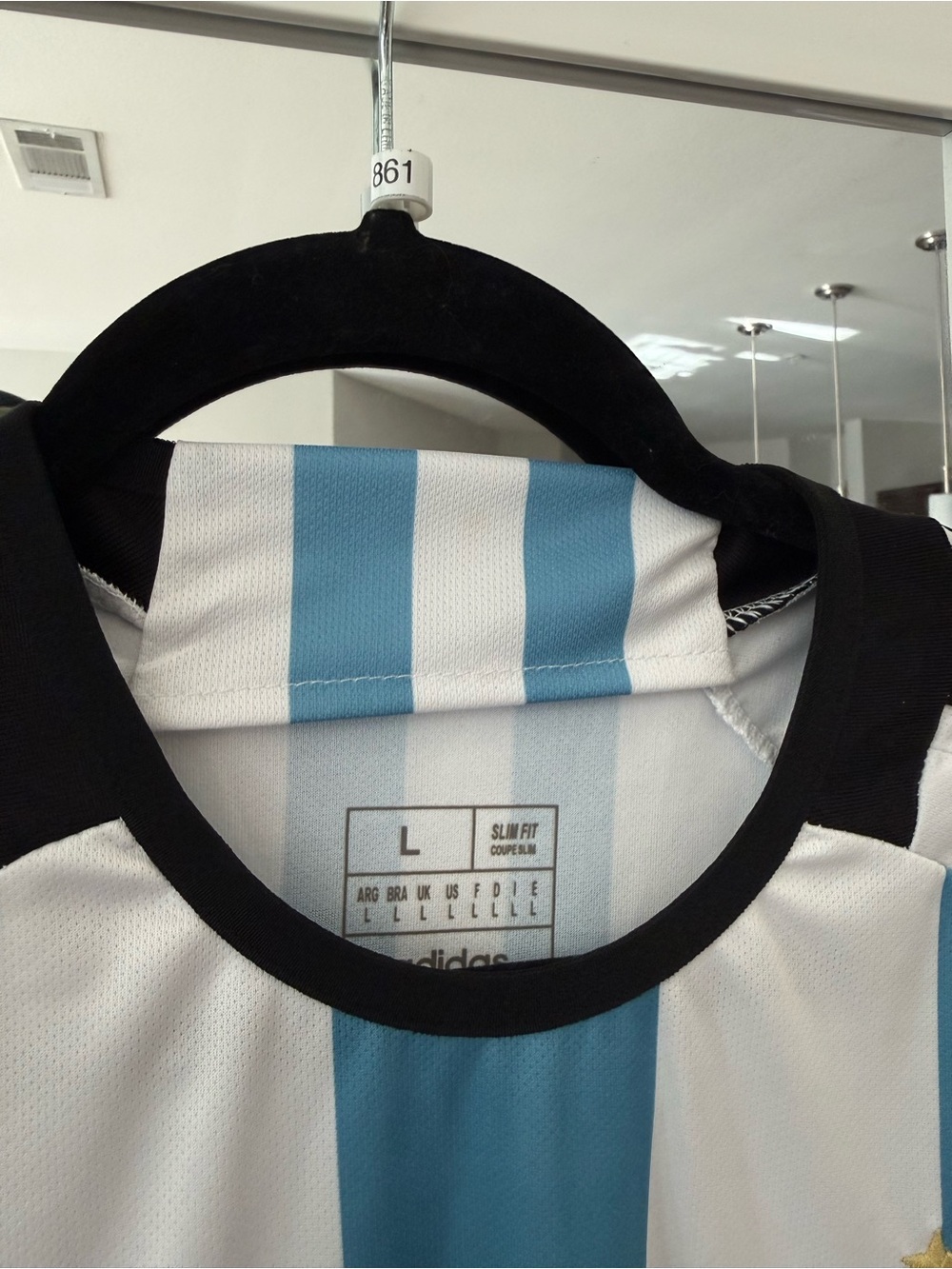 Adidas Argentina 2024 Home Soccer Jersey AFA 3 Star Men’s Large - Picture 3 of 4
